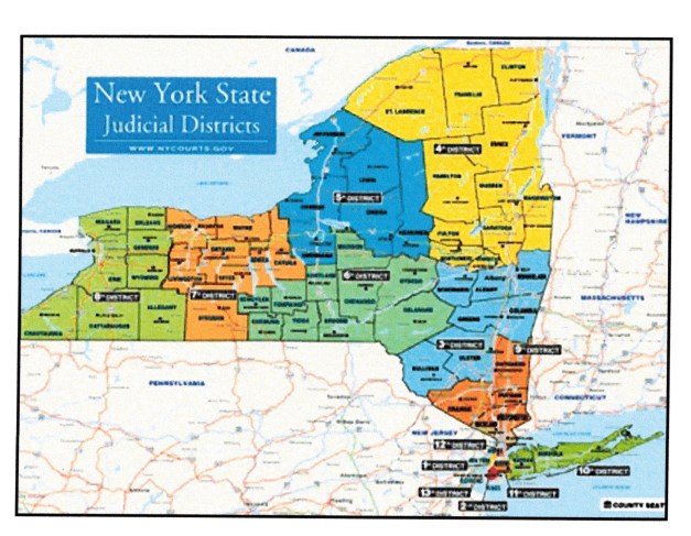 NYS Judicial Districts Map