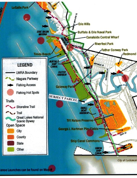LWRP map detail rec areas - LEGEND