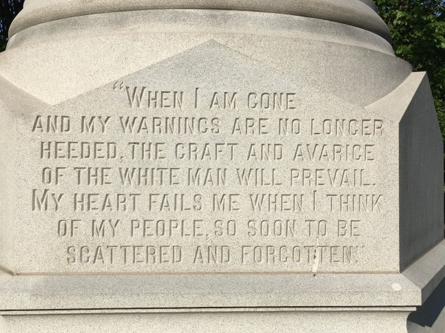 Red Jacket's When I Am Gone quote