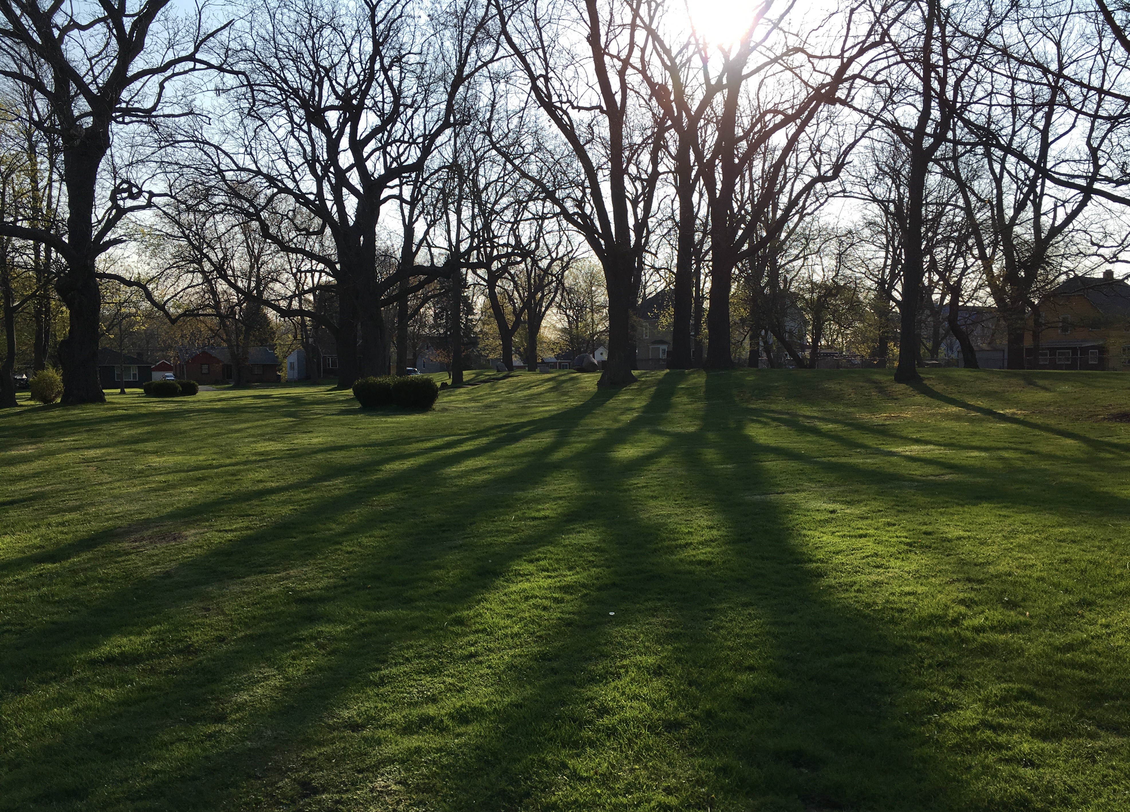 Saturday Morning Shadows at Seneca Indian Park 04-24-21